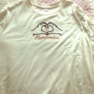 Abercrombie logo long sleeve shirt